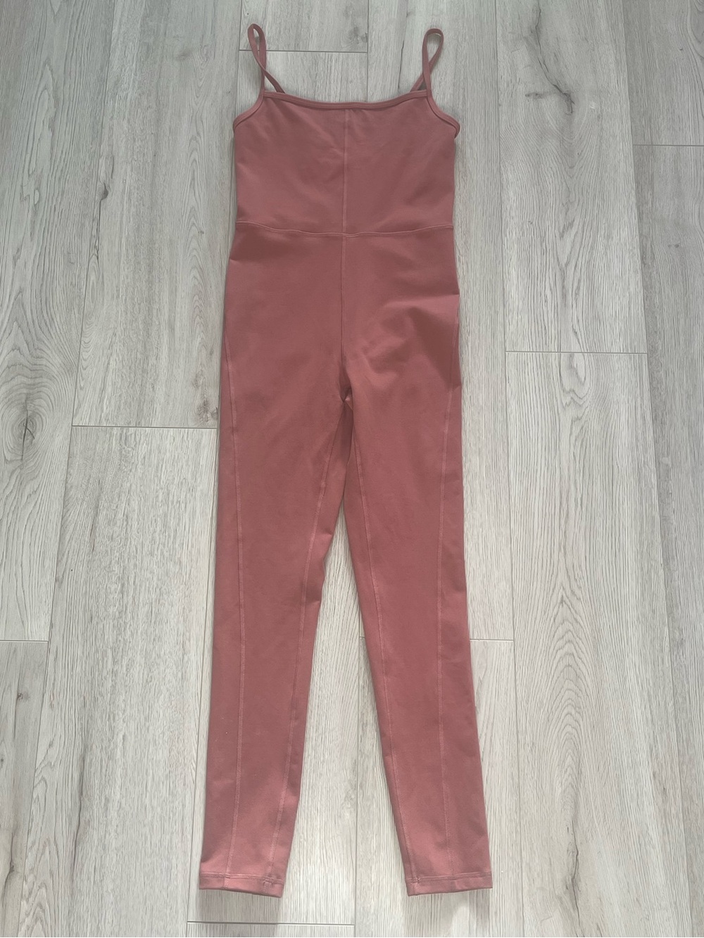Aritzia Wilfred Free Divinity Jumpsuit - Rose Pink Full-Length Unitard